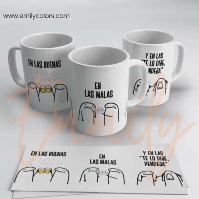 Mifoci - Juego de 14 tazas pintadas personalizables, kit de tazas